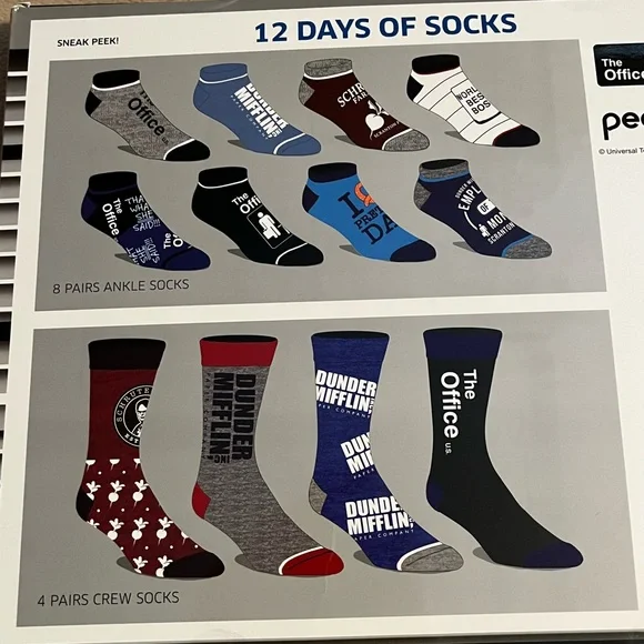 The Office men’s socks set. New in box. - Picture 2 of 3